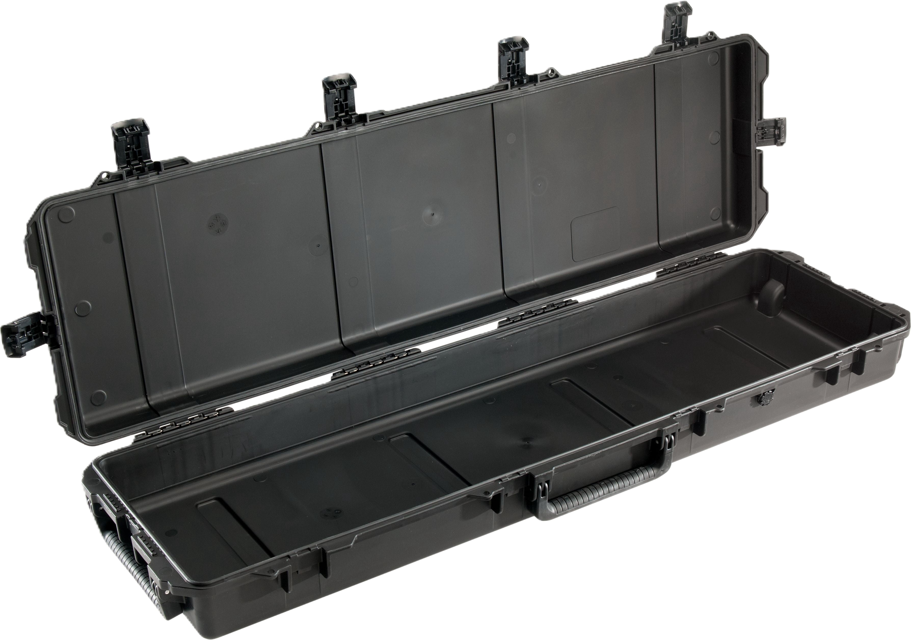 Pelican Storm IM3300 Rifle Case with Foam, Watertight, crushproof, Dustproof, Lockable Hasps, Rugged In-Line Wheels, Black