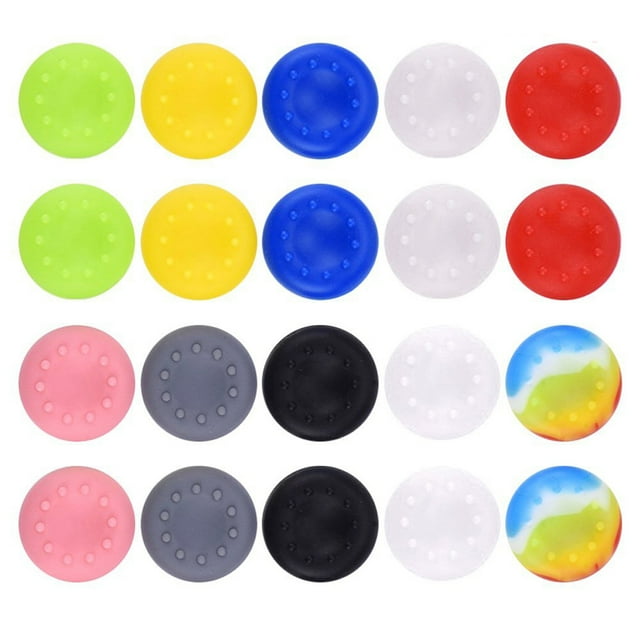 20x Capuchons de Prises de Pouce en Silicone Bâton Protège-Couvercle pour One, Manettes PS4