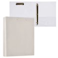 thumbnail image 3 of Haosy Hardcover 3 Ring Binder 1.5 Inch Ring Decorative Binder Organizer for Home School Office, Sand, 3 of 10