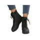 thumbnail image 3 of Oucaili Botas Cortas Con Punta Redonda Y Antideslizantes Para Mujer Botines Planos Zapatos De Moda Para Caminar, 3 of 8