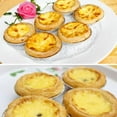 thumbnail image 4 of Mini Pie Pans (100 Pcs), Disposable Egg Tart Molds for Baking, 2 inch Mini Tart, Aluminum Foil Bakeware for Baking, Making Tarts, Quiche Pie, Caramel Pudding, Etc., 4 of 6