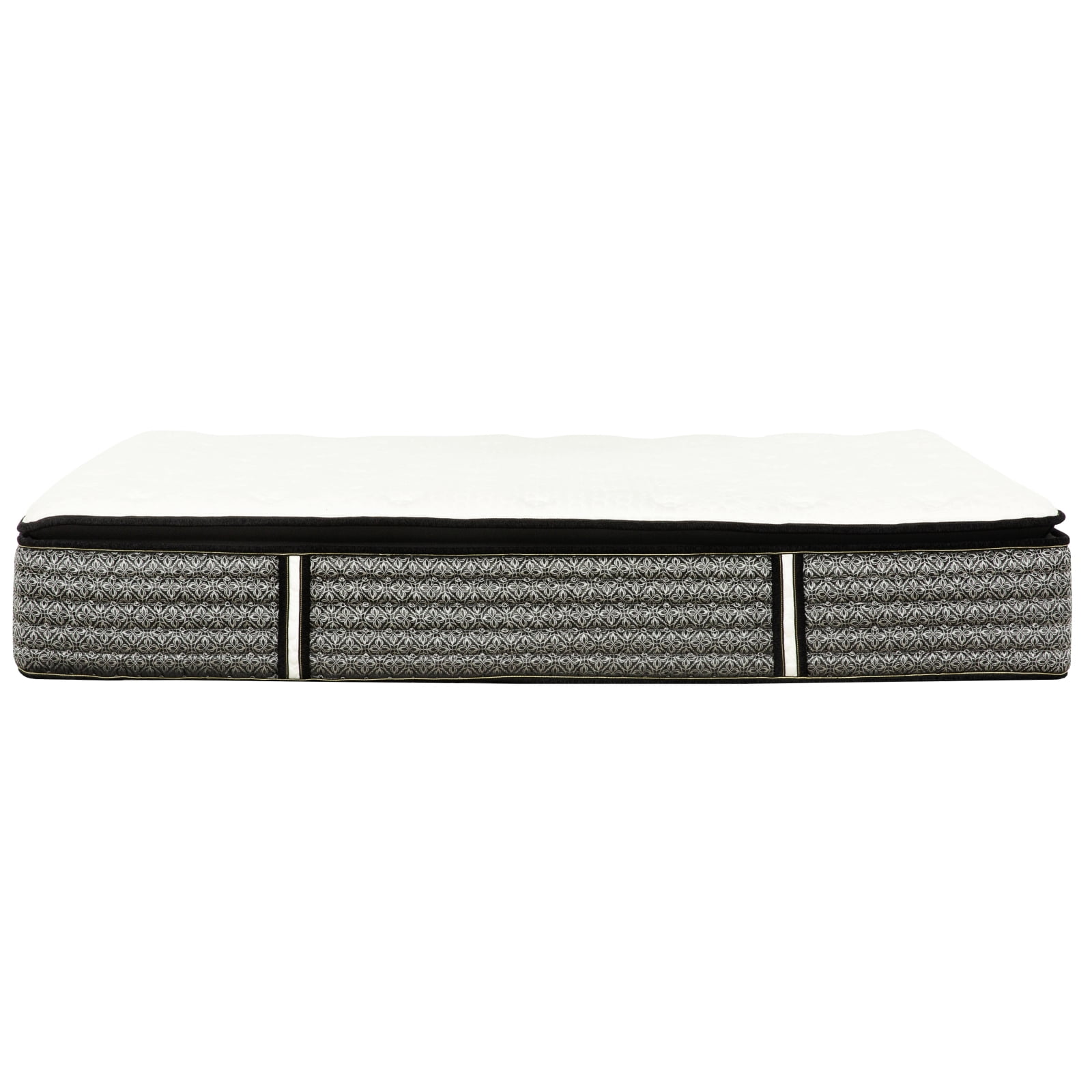 Miekor Furniture Premium 14 in. King Size Pocket Coil Hybrid Mattress, Super Plush Gel Memory Foam Mattress for Comfort Sleep, White/Gray 61063
