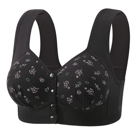WCJM Up To 50% Off Bra Support Yoga Bra Nylon,Spandex Bra Black,36