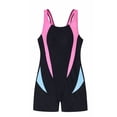 thumbnail image 5 of SGMVNU Girls Swimsuit 1 Piece Shorts Swimwear Girls Bathing Suits Size 6 Back Cutout Bathing Suit Rash Guard Swimwear Beachwear Sunsuit for Tween Kids(Size 9-10 Years,tr6_1-Red), 5 of 5