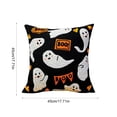 thumbnail image 3 of Antqov Halloween Pillow Covers 18x18" Cute Ghosts Pumpkin Throws Pillow Cover Spooky Soft Pillowcase for Couch Sofa Chair Bedroom Fall Decor Gift, 3 of 6