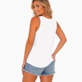 thumbnail image 3 of 3 Pack Plus Size Tank Tops for Women Summer Casual Sleeveless Scoop Neck Soft Stretchy Basic Shirts, 3 of 8