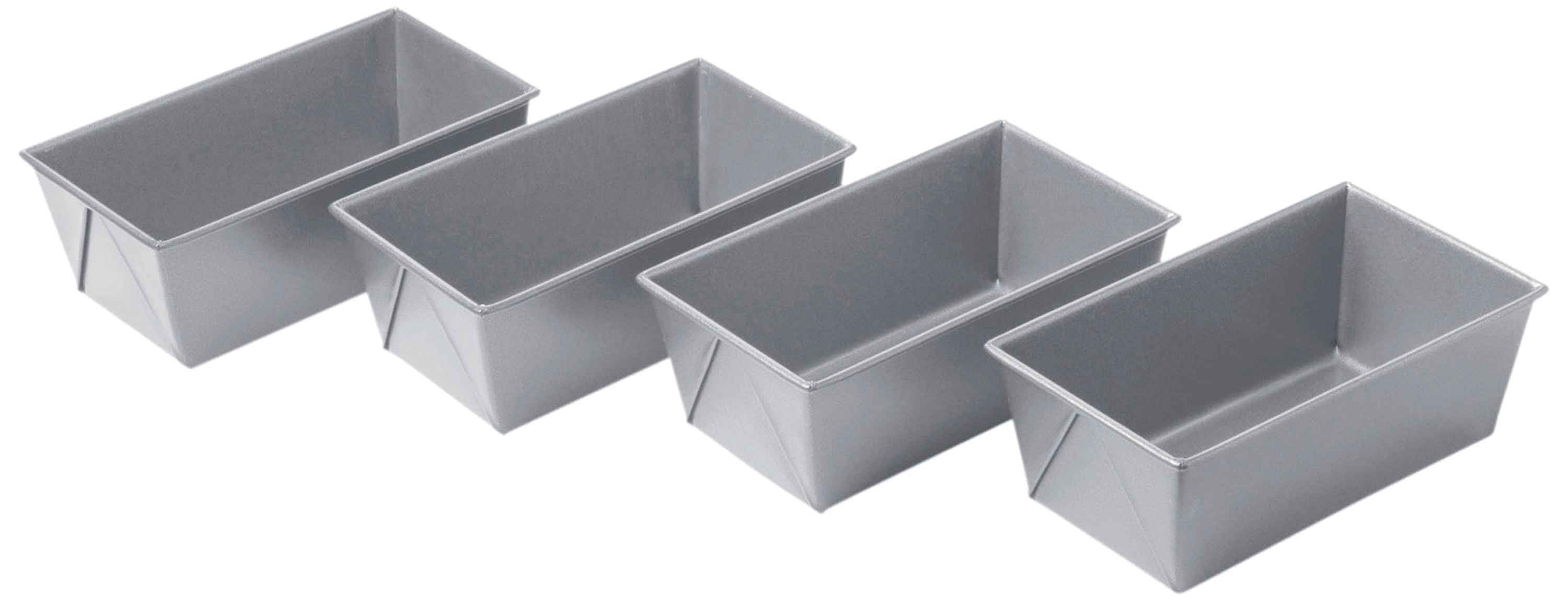 Chicago Metallic 59440 Commercial II Non-Stick Mini Loaf Pans Set of 4