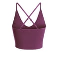 thumbnail image 4 of Made by Olivia Women's Seamless Padded Workout Sports Bra Cami Cropped Yoga Tank Top with Adjustable Straps, 4 of 7