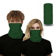 thumbnail image 4 of Neckerchief Bandanna Headband Face bike Mask Sun Shield Neck Gaiter Balaclava (Green), 4 of 5