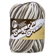 Spinrite Lily Sugar'n Cream Yarn - Ombres Chocolate Ombre, 1 Pack of 1 Piece