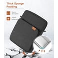 thumbnail image 4 of Funda para portátil MoKo de 13,3-14 pulgadas para MacBook Pro M3/M2 14 2023, color negro, 4 of 7