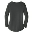 thumbnail image 6 of Yellow Rooster Women’s Perfect Tri Long Sleeve Tunic T-Shirts Black Frost Black M, 6 of 6