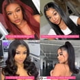thumbnail image 6 of Bone Straight Human Hair Bundles with Closure HD Lace Closures with Bundles Brazilian Hair Weave Bundles with Closure Remy Hair, 6 of 6