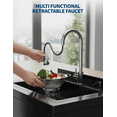 thumbnail image 5 of GloryStar Stainless Steel Utility Sink for Kitchen, Single Bowl Commercial Sink with Hot and Cold Water Faucet, Drainage Pipe, Drain Kit, and Free Standing Washbasin with Storage Shelf, 5 of 5