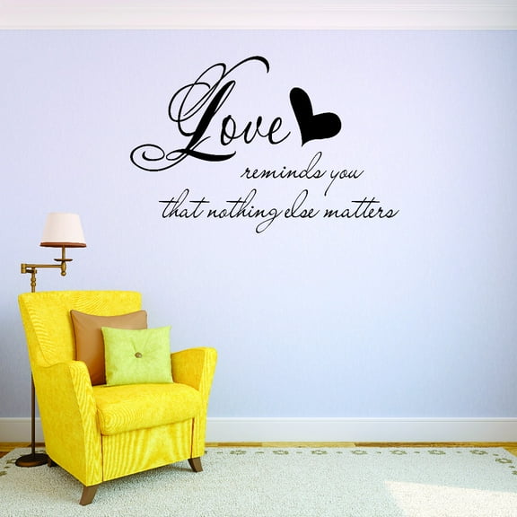 New Wall Ideas Love Reminds You That Nothing Else Matters Life Quote 20x30"