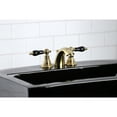 thumbnail image 2 of Kingston Brass KB957AKLSB Duchess Mini-Widespread Bathroom Faucet, Brushed Brass, 2 of 5