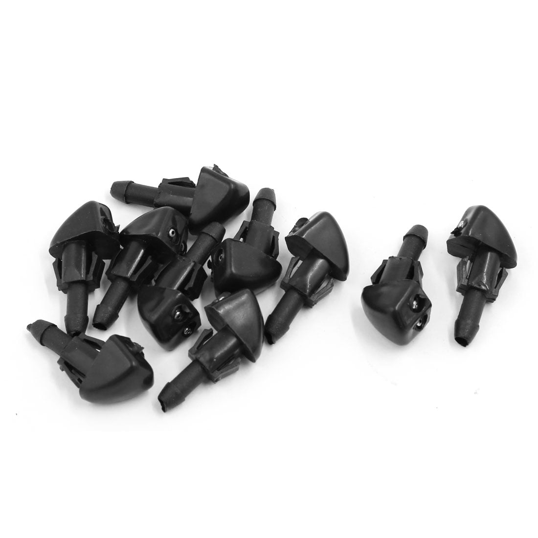 Dual Holes Windshield Wiper Water Spray Jet Washer Nozzle Cleaning