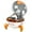 Orange, variant on XFGOU Simulated aircraft Toys and Hobbies Rocketship Toys For Kids DIY Toys For People Capsule Toy With Lights Music And Openable Door Toys For Exploration Game Spacecraft Model Helicopter