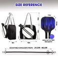 thumbnail image 2 of Bolsa de pickleball Tote M MANUEKLEAR Crossbody Sleek Black, 2 of 6