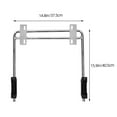 thumbnail image 4 of Phenofice Swivel Chair Footrest Rack Silver Iron Office Footrest 37.5X37.5X0.6In 1Pcs, 4 of 8