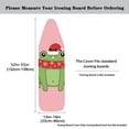 thumbnail image 5 of Christmas Frog Iron Pad Board Cover 15x54 Iron Board Cover with Elastic Fasteners Dust Covers Fastener Straps Space Saver, 5 of 5
