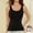 Black, variant on Tank Tops Women Round Neck Camisole Built In Bra Basic Wirefree Sleeveless Womens Camisole Black L