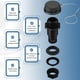 thumbnail image 4 of Tapón de drenaje para hielera HQAPR, de acero inoxidable, hermético y con cordón, 4 of 6