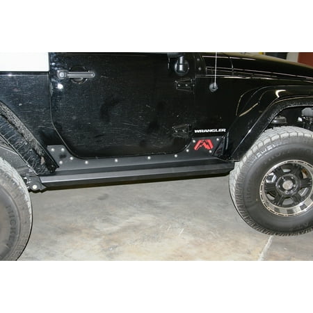 07-17 JEEP JK 2 DOOR UNLIMITED ROCK SLIDERS BARE STEEL Fits select: 2015-2018 JEEP WRANGLER UNLIMITED SPORT, 2012-2014 JEEP WRANGLER SPORT