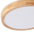 thumbnail image 5 of 19.69" LED Flush Mount Ceiling Light, Vintage Round Ceiling Fixture with PVC Diffuser Shade for Dining Room, Bedroom, Balcony (Dimmable), 5 of 7