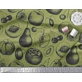 thumbnail image 3 of Soimoi polyester Crepe Fabric Mix Fruits Fabric Prints By Yard 42 Inch Wide, 3 of 3