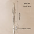 thumbnail image 3 of Lighted Birch Branches with 50 LED Lights, Battery Operated Flexible Artificial Twig Stems for Vase Wedding Decor, 3 of 7