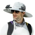 thumbnail image 3 of Men’s and Women’s Solar Powered Cooling Sun Hat with Waterproof Wide Brim, 3 of 9