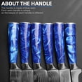 thumbnail image 3 of Kitchen Knife- 8-inch Japanese Chef Knife Set with Laser Damascus Pattern, Ergonomic Wooden Handle, 3 of 7