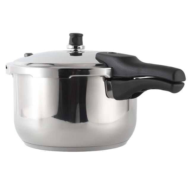 Haofy Electric Pressure Cooker 304 Stainless Steel 80KPA Explosion Proof Pressure Cooker with Pressure Limit Valve for Stovetop Fast Cooking