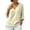 ZA-Yellow-3/4 sleeve tops for women, variant on Qzwdhjm Linen 3/4 Sleeve Tops for Women V Neck Loose Fit Shirts with Frayed Hem Summer Fall Casual Blouses for Dailywear