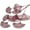 Wine Red, variant on Neinkie Artificial Golden Plants for Christmas Decoration Ginkgo Leaves, Fake Plant Gold Apricot Leaf Bushes Faux Shrubs Indoor Outdoor Planter Vase Filler Home Garden Wedding Xmas Decor