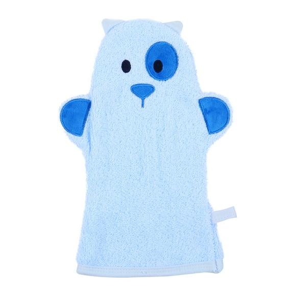 1pc Baby Bath Mitt Washcloth Glove Animal Style Cotton Towel for Infant