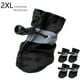 thumbnail image 1 of Botas impermeables para perros con suelas antideslizantes y correas reflectantes | Zapatos protectores para patas de perros pequeños y cachorros | Paquete de 4, 1 of 6