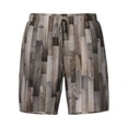 thumbnail image 4 of Lsque Mens Swim Trunks Wooden Texture Pattern - Bathing Suit Compression Liner - Beach Swim Shorts Swimwear - (S-3XL) - Stretch Quick Dry -XX-Large, 4 of 9