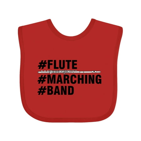 

Inktastic #Flute #Marching #Band Hashtag Text Gift Baby Boy or Baby Girl Bib
