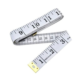 2 Types Waist Measuring Tape, 60Inch (150CM) ​Double/Single Sided  Retractable Soft Body Measuring Tape for Head Hips Legs Accurate