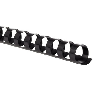 Mead CombBind Binding Spines, 9/16", Black, 125 Pack
