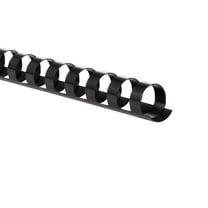 GBC CombBind Binding Spines, 9/16", Black, 100 Pack