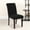 Black Fabric, variant on Flash Furniture HERCULES Series Brown LeatherSoft Parsons Chair with Rolled Back, Accent Nail Trim and Walnut Finish