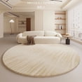 thumbnail image 1 of Cream Style Carpets for Living Room Fluffy Soft Bedroom Decor Round Carpet Minimalist Bedside Plush Rug Large Area Thicken Mat My Lux Decor Round, 1 of 14