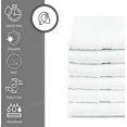 thumbnail image 3 of Toallas de baño GOLD TEXTILES a granel, blancas, paquete de 12 unidades, 55 x 110 cm, 6 kg, 3 of 7