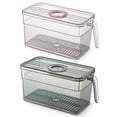 thumbnail image 4 of Cajas de almacenamiento para congelador, contenedores de almacenamiento de cocina con contenedores de almacenamiento de cocina, organizadores para refrigerador, diseño revolucionario, 4 of 8