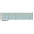 thumbnail image 2 of Ambesonne Abstract Fabric by the Yard Upholstery, Vintage Floral Element, 10 Yards, Pale Blue Grey Beige, 2 of 4