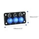 thumbnail image 4 of Panel interruptor basculante para barco marino LED 12V-24V encendido y apagado con 3 botones, 4 of 6