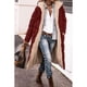 thumbnail image 5 of Abrigo con forro de lana extendido, abrigo de mujer de doble cara extra grueso, abrigo de algodón de invierno, 5 of 6